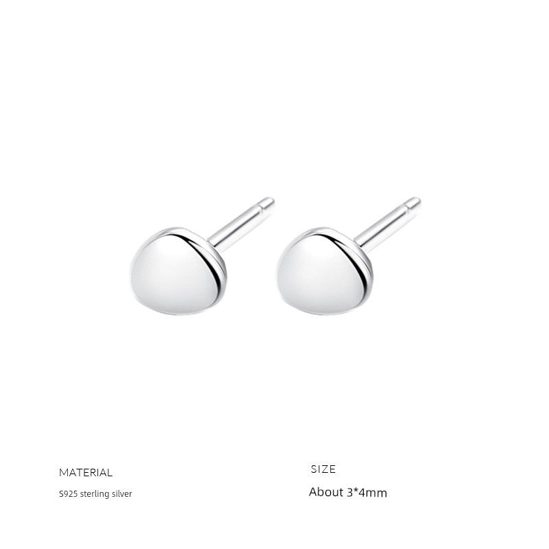 

Xiaoxian 925 Sterling Silver Simple Female Ear-Caring Geometry
