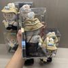 Popular Labobo Fall In Wind Home Key Chains Trendy Cool Soft Vinyl Plush Doll Pendant Cute Carton Characters Bubble Mart Key Rings for Handbags