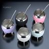 280ML Thermal Cup Stainless Steel Vacuum Mug Portable Insulated Beverage Cup for Hot And Cold Drinks