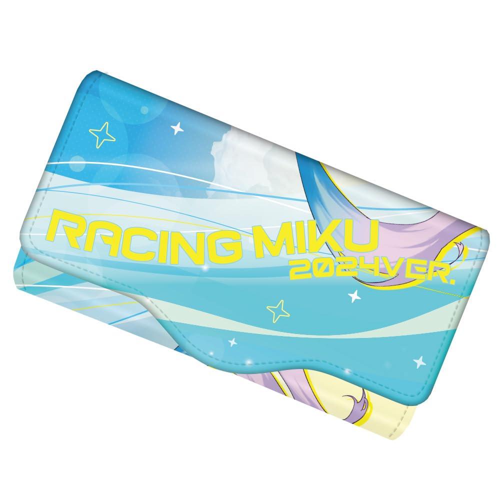Caravan Racing Miku 2024 Summer Holiday Ver. Key Case, Approx. 110 x 57 x 15mm, Made of PU Leather and Zinc Alloy