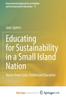 The Educating for Sustainability In a Small Island Nation : Voices from Early Childhood Education Book