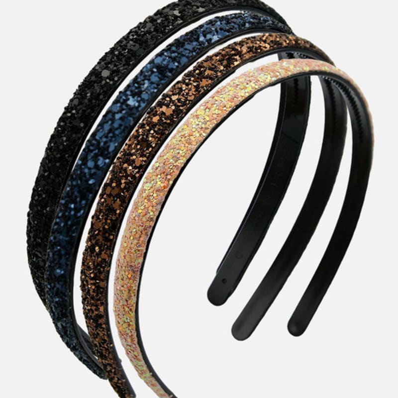 

J.Lauren Цвет Блестящая Пайетка Повязка для Волос H01438 black