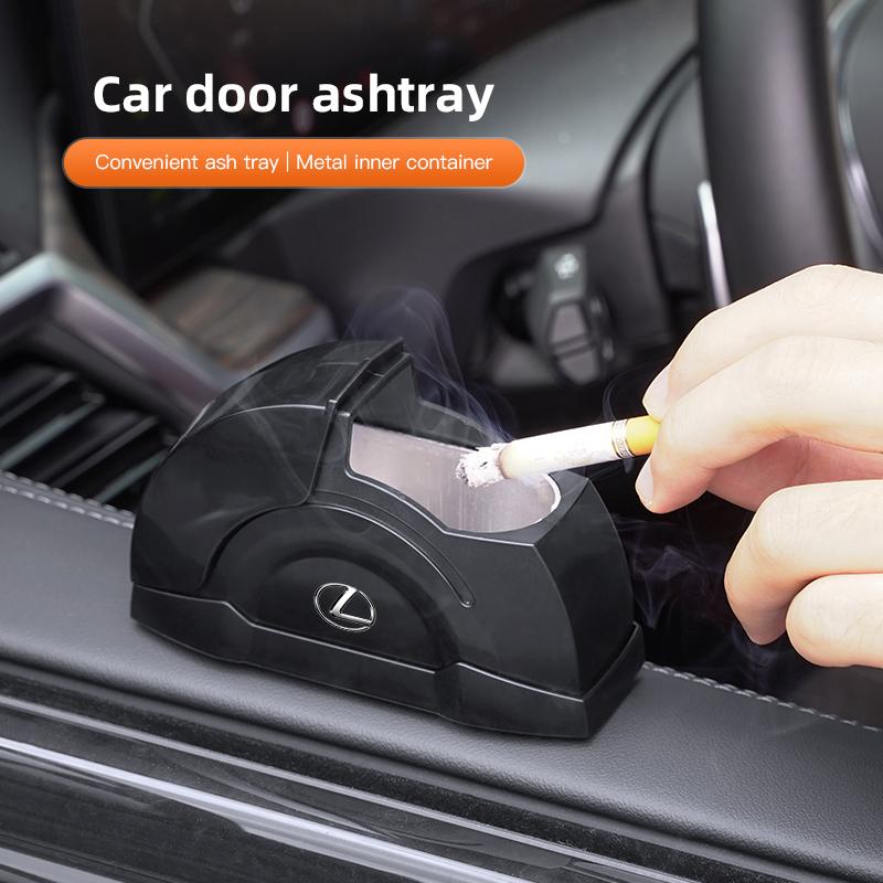Creative Car Door Ashtray Convenient Ash Tray For Lexus F SPORT GS GX LS LX CT LC RC IS250 220D LBX NX RX 350h 450h ES UX 300e