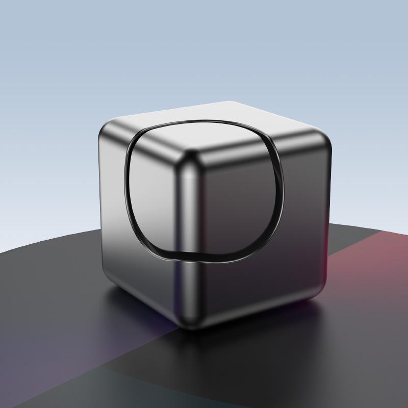

Edc Cube Hand Fidget Spinner Metal Spinning Top Tip Fingertip Gyro Office Desk Stress Reducing Toys Anti Anxiety For Children