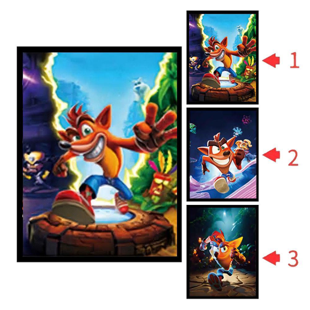 Hello Kitty & One Piece 3D Lentikulärt Pokemon-affisch