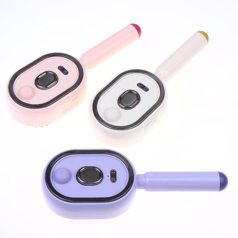 Electric Spray Hair Brush 2-In-1 Misting Hair Brush With Water Spray Reduce Frizz Anti-Static Retractable Steam Massage Comb