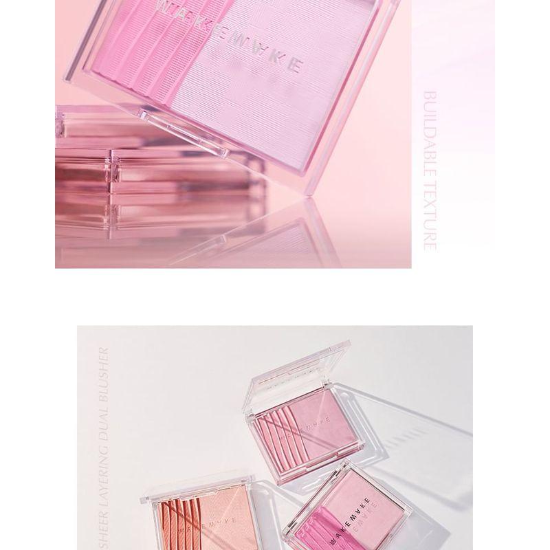 WAKEMAKE Sheer Layering Dual Blusher - 9 Types