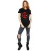 Marvel Womens/Ladies Deadpool Split Splat Logo Cotton Boyfriend T-Shirt