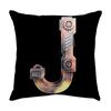 Luxury Home Decor Pillow Cover Car Living Room Sofa Cushion Cover Mechanical Style Letter Pattern Cushion Cover