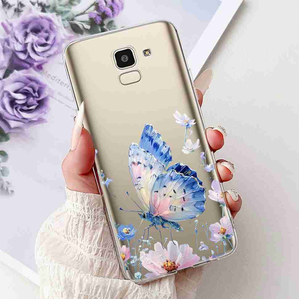 For Samsung Galaxy J6 2018 SM-J600F Case Popular Love Cool Tiger Soft Silicone TPU Cover For Samsung j6 J6 2018 Phone Shell Bag