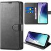 Silicone Case - E.F.CONNECTION - For Xiaomi Redmi 14C - Black Synthetic Leather - Shockproof - Magnetic Flap