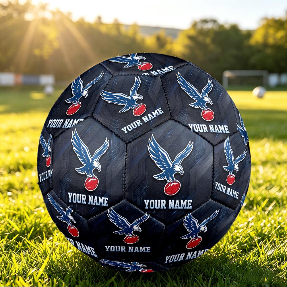 Balón de Fútbol Personalizado Talla 5 Patrón Crystal Palace Juego al Aire Libre Deporte Regalo