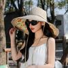Bucket Hat Women Plus Large Eaves Sunshade Double-Sided Sun Protection Hat Casual Simple Travel Uv Protection Hat