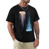 Jellyfish, Hand Draw T-Shirt Summer Clothes Basketball Graphic Tees Mens Designer T Shirt