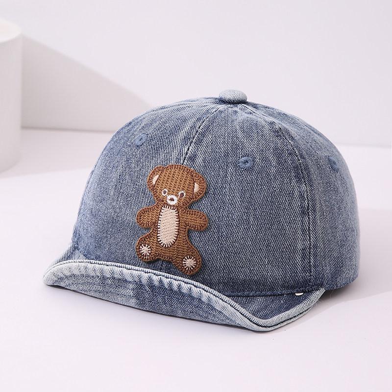 Casquette de Baseball en Jean Style Coréen INS pour Bébé - Chapeau à Visière Souple pour Garçons et Filles, Printemps/Automne