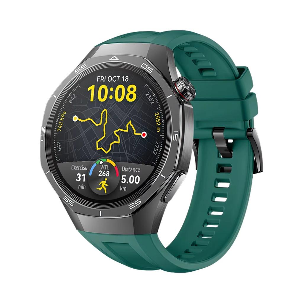 Official Silicone Strap For Huawei Watch GT5 Pro 46mm 22mm Soft Sport Wrist Band For Huawei Watch GT 5 Pro Smart Watch Bracelet Accessories