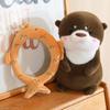 Headgear Design Otter Plush Toy Lovely Design Cartoon Animal Toy Kawaii Otter Toy  Party Favor