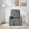 Massage Chair Dark Gray Fabric