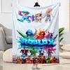Roblox 379 Blanket Comfortable Perfect for Chair Picnics Seaside All-Season Use Stylish Decor Gifts For Family Or Friends