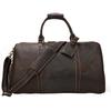 Vintage Luxury Travel Handbags Top Grade Travel Bag With Suit Compartment Garment Genuine Leather Suit Bags For Mane MaleTravel