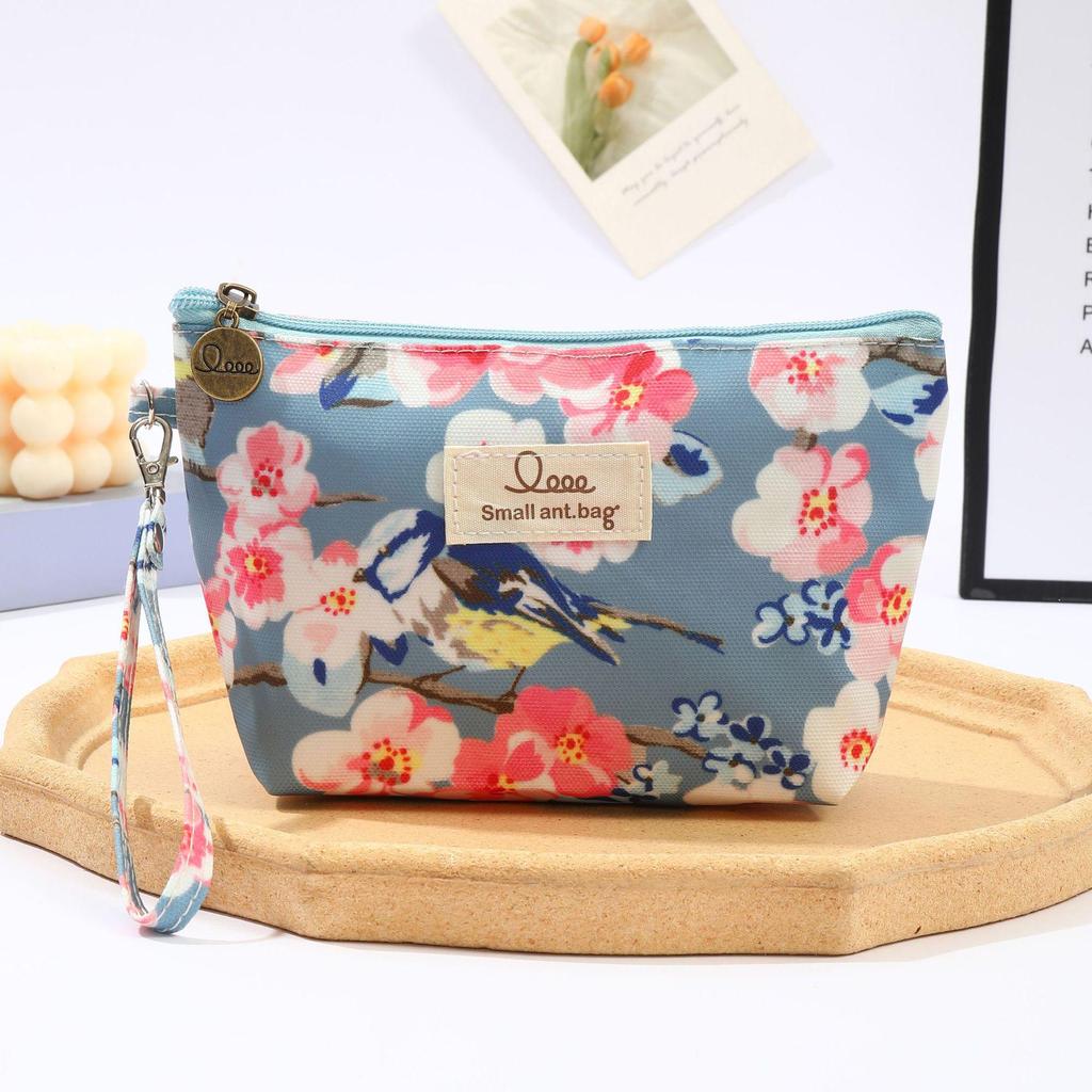 Waterproof Printed Makeup & Toiletry Travel Bag with Zipper for Women