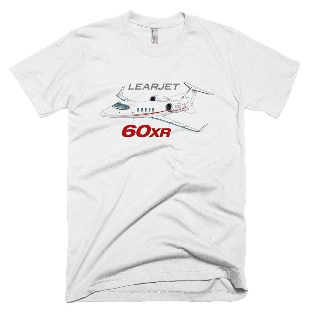 

Learjet 60XR Airplane T-shirt - Personalized with N# XL