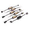 1/4pcs LED Canbus Decoder Adapter For H1 H4 H7 H11 9005 9006 9012 Anti-Flicker Harness Bulbs Resistor Warning Error Canceller
