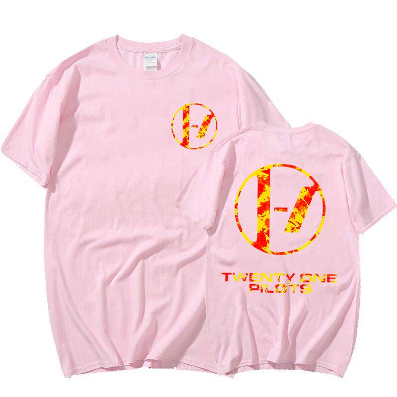 HOT Twenty One Pilots Printed T-shirts Women Men Short Sleeve Shirts Summer Round Neck Tee Shirt Casual Funny Hip Hop Tops Tees
