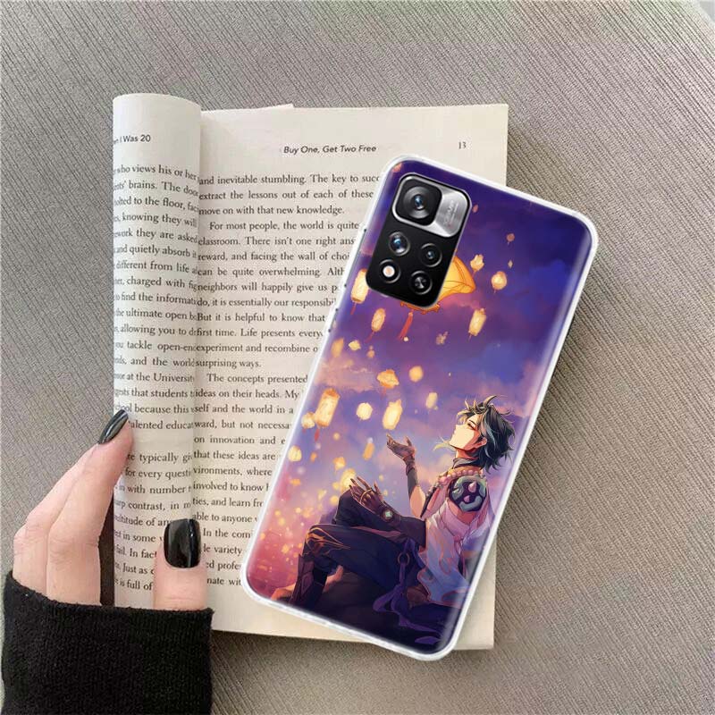 Xiao Genshin Impact Phone Case For Xiaomi Poco X4 F4 GT X3 NFC X5 X6 X7 Pro 5G M5 M5S M3 F5 Mi F6 F3 F2 F1 Cover Coque Fundas TP