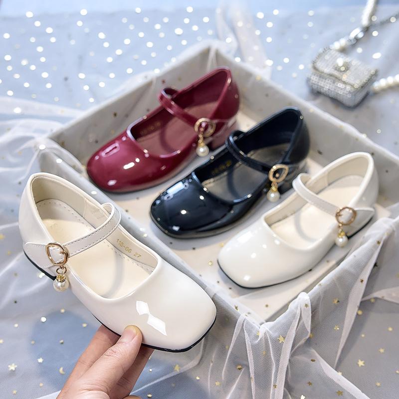 Anti-slip Shoes, Girls' High-heeled Shoes, Spring-autumn Children's Shoes, Single Shoes