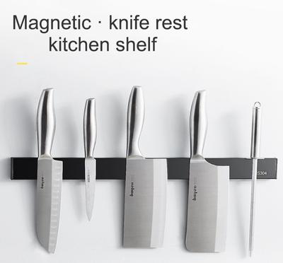 30CM 40CM 50CM Nerezový stojan na nože Magnetický držák na nože Nástěnný blok Úložný regál Na nože Kuchyňský doplněk Organizér