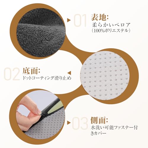 Baiinin Under-Desk Footrest [Chiropractor-Supervised, Reduces Knee and Ankle Strain] Ankle Support, 2-in-1 Multifunctional Cushion, Lightweight and Co