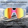 Smarte Brille 1200W Pixel HD Kamera Videoaufnahme Outdoor Radfahren Skifahren Winddicht Augenschutz Sonnenbrille Fahrradfahrer Videoaufnahmegerät Walk Cam