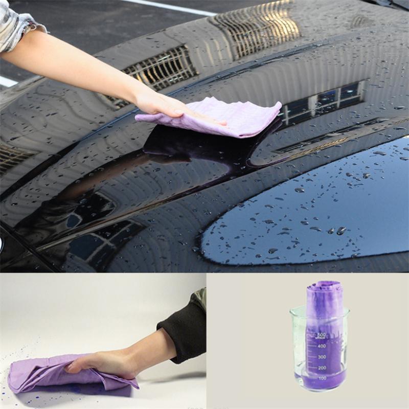 Pva Wash Car Towel Premium Quick-Dry Towel Ultra Absorbent Scratch-Free Reusable For Auto Maintenance Soft Deerskin Cloth