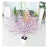 Gold Powder Simulation Coral Branch Christmas Plastic Flower And Leaf Photo Frame Craft Decoration Green Plant Accessories Gold Silver Diy