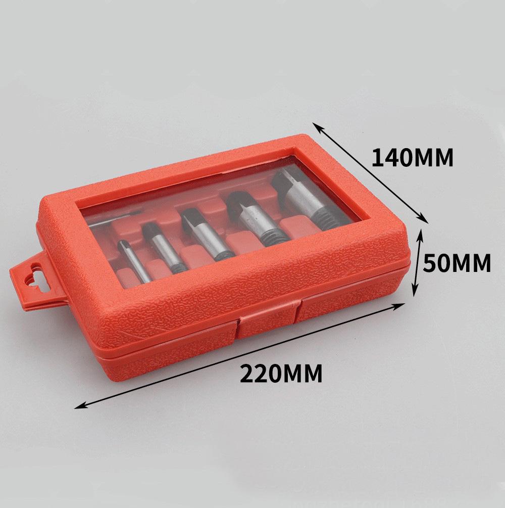 In Stock: 8-Piece Fine-Thread Screw Extractor and Faucet Valve Thread Remover