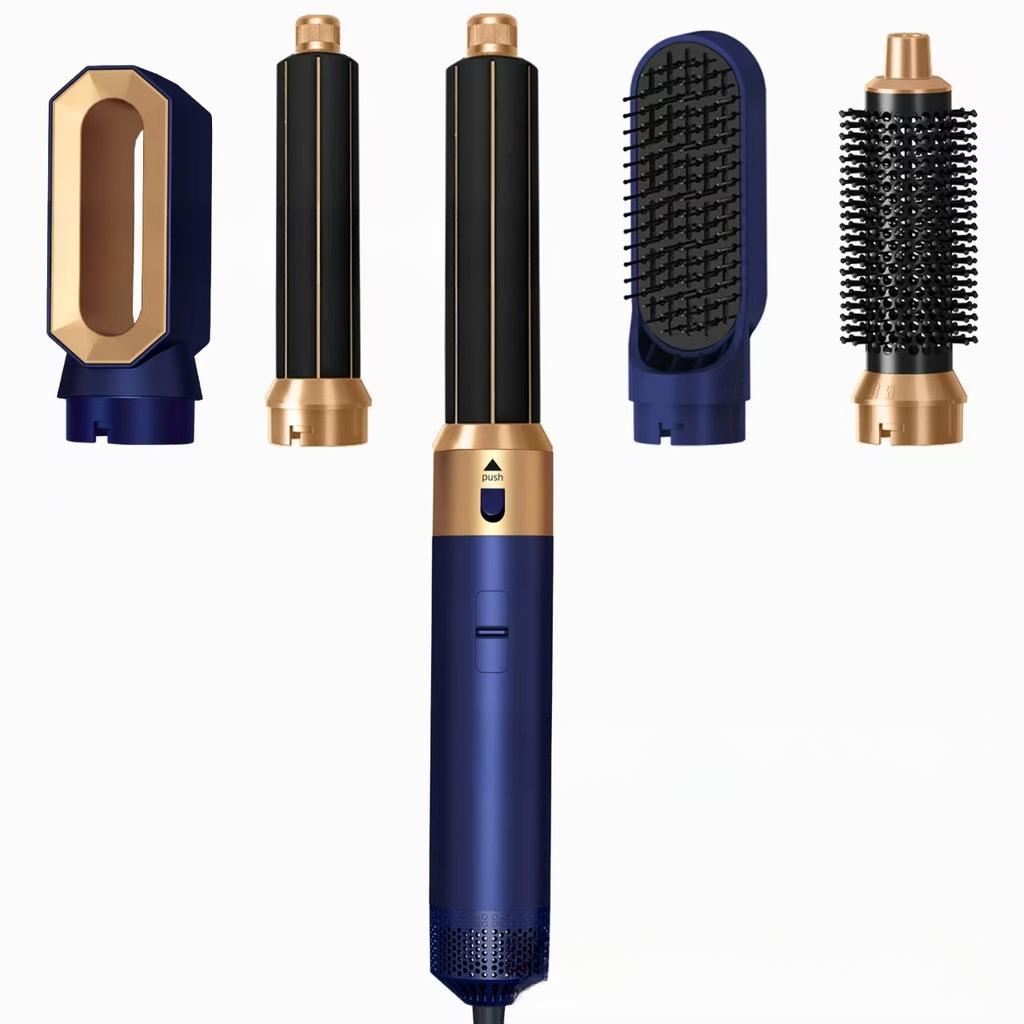 Five In One Hot Air Comb Multifunctional Hair Dryer and Straightener