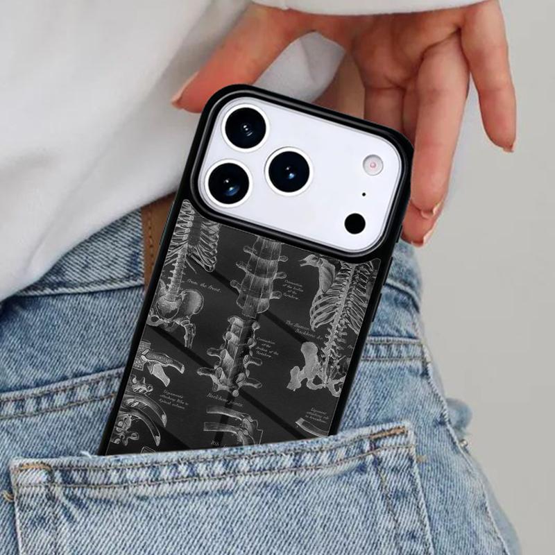 Medical Human Anatomy soft Phone Case for iPhone 17ProMax 12 13 14 15 16e 17 Pro Max Plus Air Cover