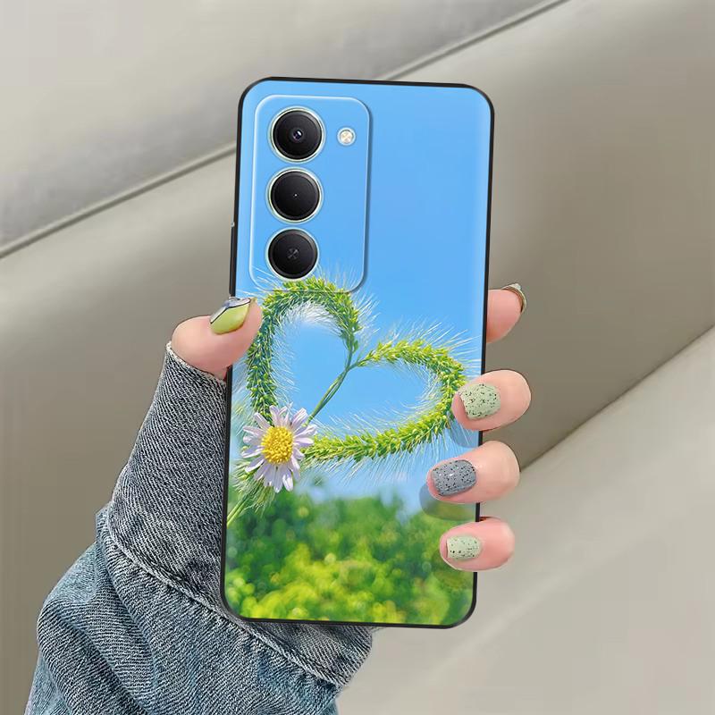 For Redmi 15 Case 2025 Cute Flowers Coque Soft Liquid Silicone Back Cover For Redmi 15 Phone Cases Redmi15 5G 4G Fundas Shells