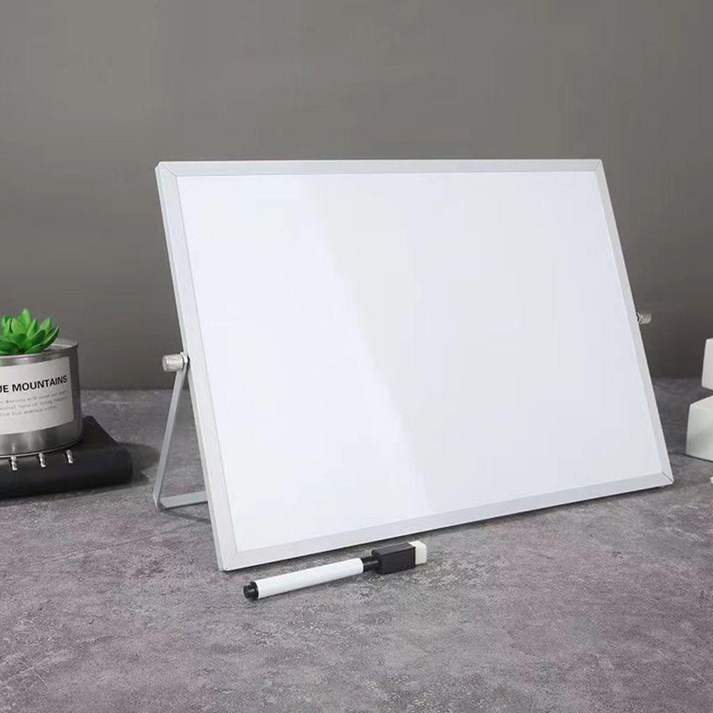 Foldable Desktop Whiteboard Erasable Message Board Portable Writing Board  Home