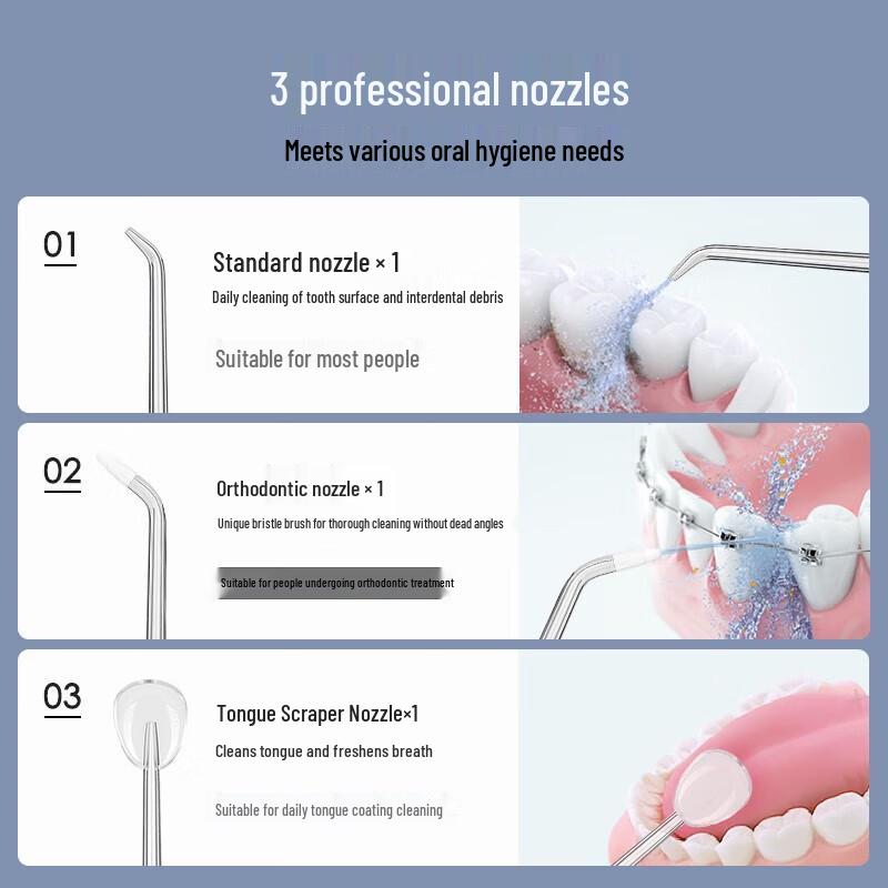 Byr Portable Oral Irrigator M6 Plus CN plug (adapter included)