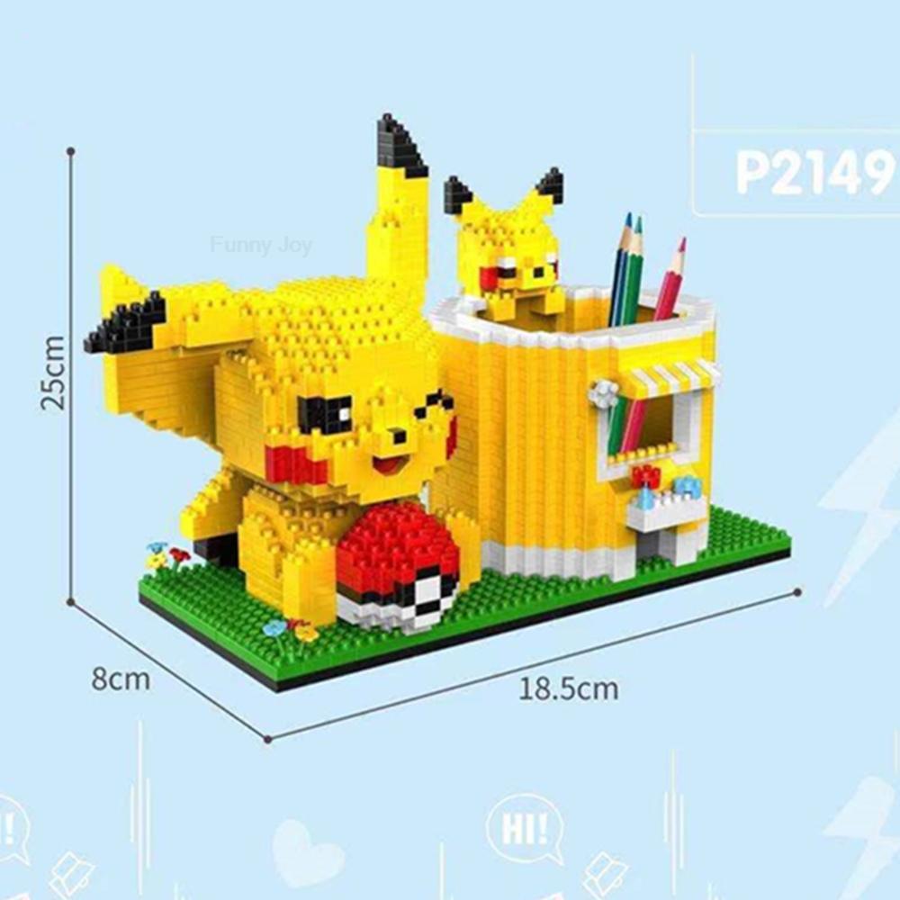 Funny Anime Figure Interstellar Bricks Small Particles Construction Bricks Assembled Puzzle Pen Holder Block Toy Kids Christmas