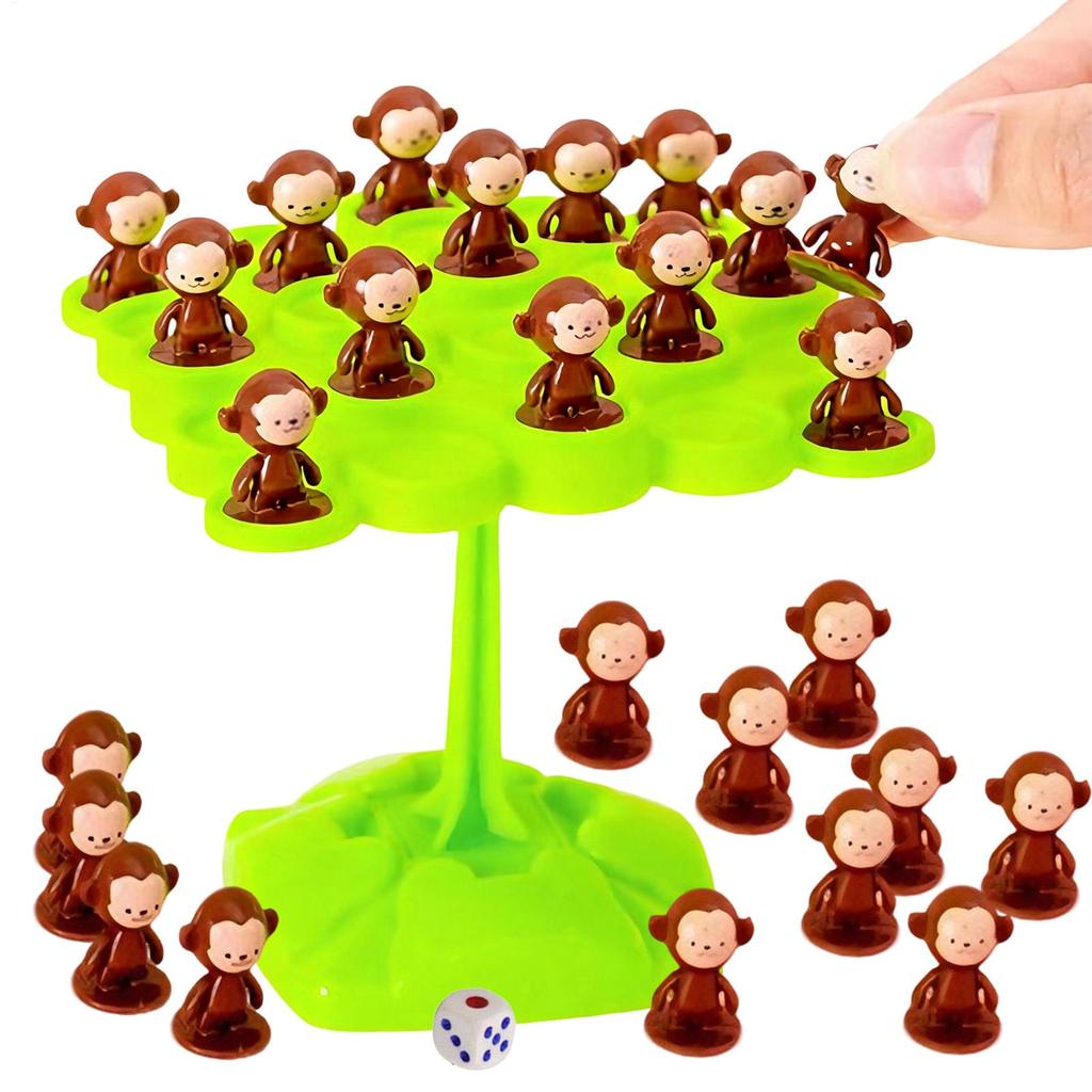 Monkey Balance Tree Focus Balance Training Children's Toys Folding Music Series Parent Child Interactive Board Game