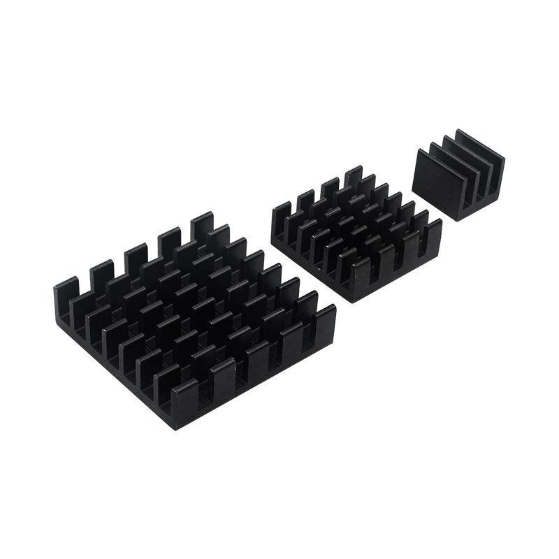 OrangePi 5 Max Dev Board Aluminum Heatsink Set with Thermal Paste Aluminum heatsink (3 pieces)