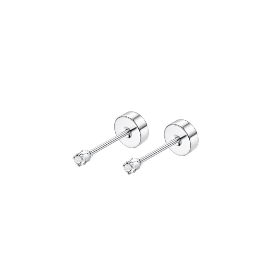 10 Pair 2mm Tiny Gold Flat Back Stud Earrings for Women Men Hypoallergenic Surgical Steel CZ Ball Small Stud Earrings Set