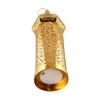 Iron Art Moroccan Night Light Hollow Masjid Lantern Home Ornament Eid Lamp  Mosque