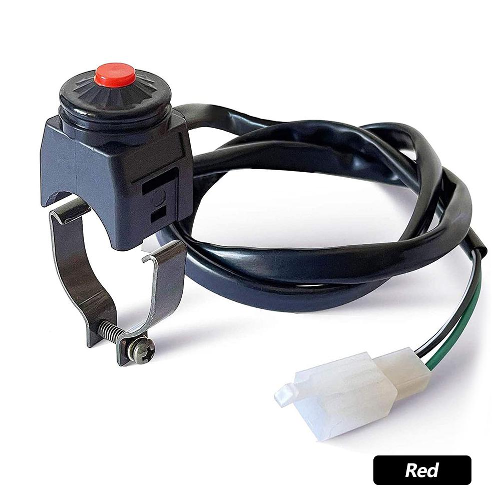 Motorcycle Dual Sport Dirt Quad Start Horn Kill Off Stop Switch Button Horn Starter for ATV Sport Dirt Electric Bike Motorbike Accessories