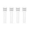 X AUTOHAUX Door Lock Knob Pull Pin Locking Door Knob for Car SUV Truck Automobile Aluminum Alloy 4pcs Silver Tone