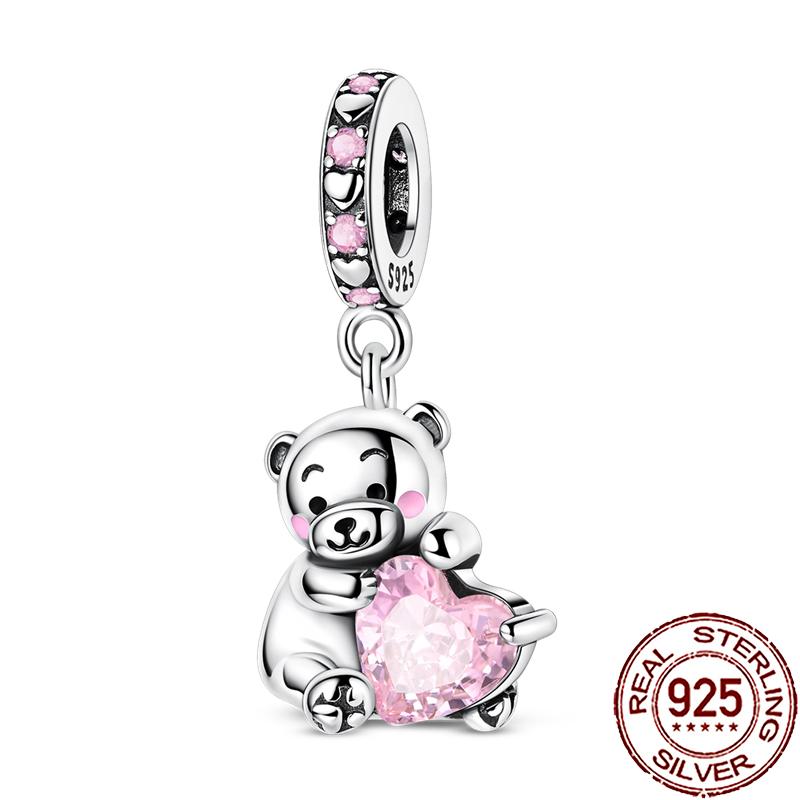 New Charms Copper Cute Animal Pets Charm Beads Fit Snake Chain Bracelet Necklace Women Diy Jewelry
