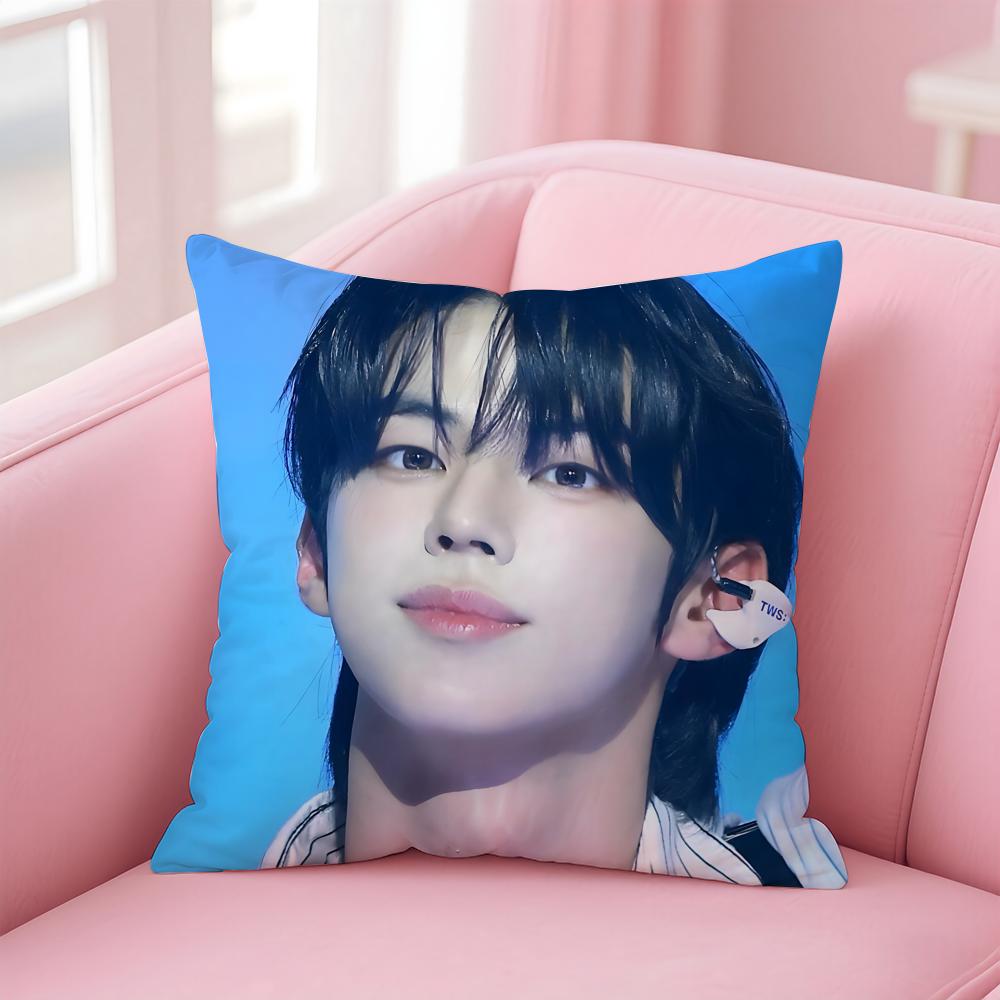 actor fresh DDohoon Cushion Cover Pillow Case Soft Skin Friendly Fabric  Concealed Zipper